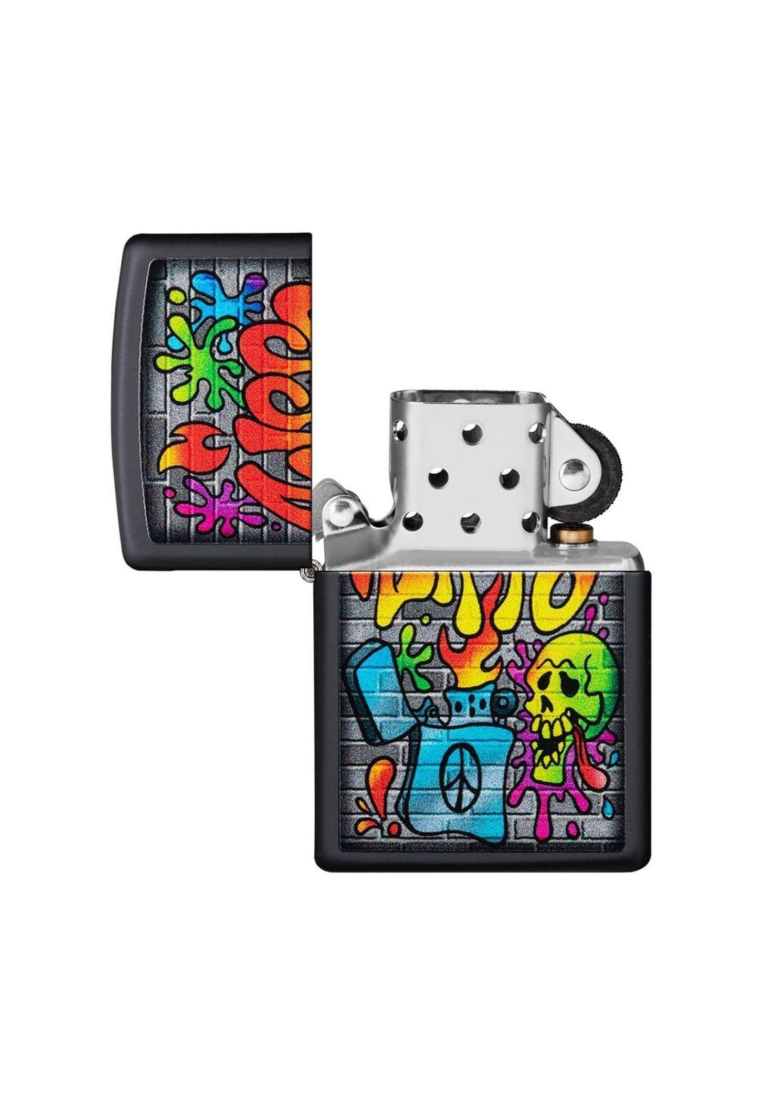 Encendedor Zippo Street Art Graffiti Design Black ZP49605-3