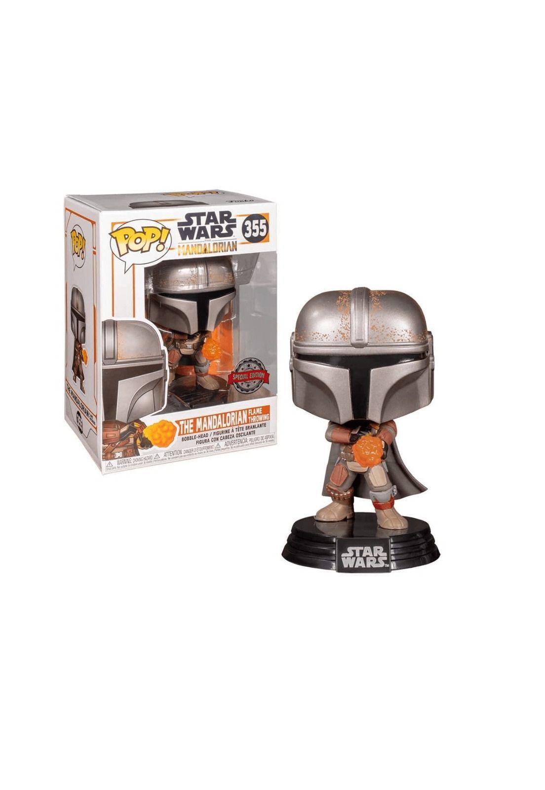 Funko Pop Star Wars - The Mandalorian Throwing Flame 355 SE-1
