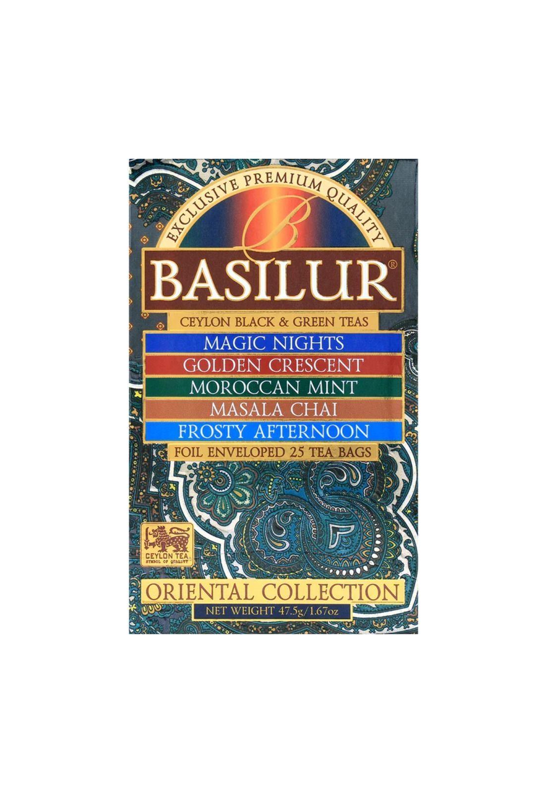 Te Negro Verde Basilur Oriental Collection Caja 25 bolsas-2