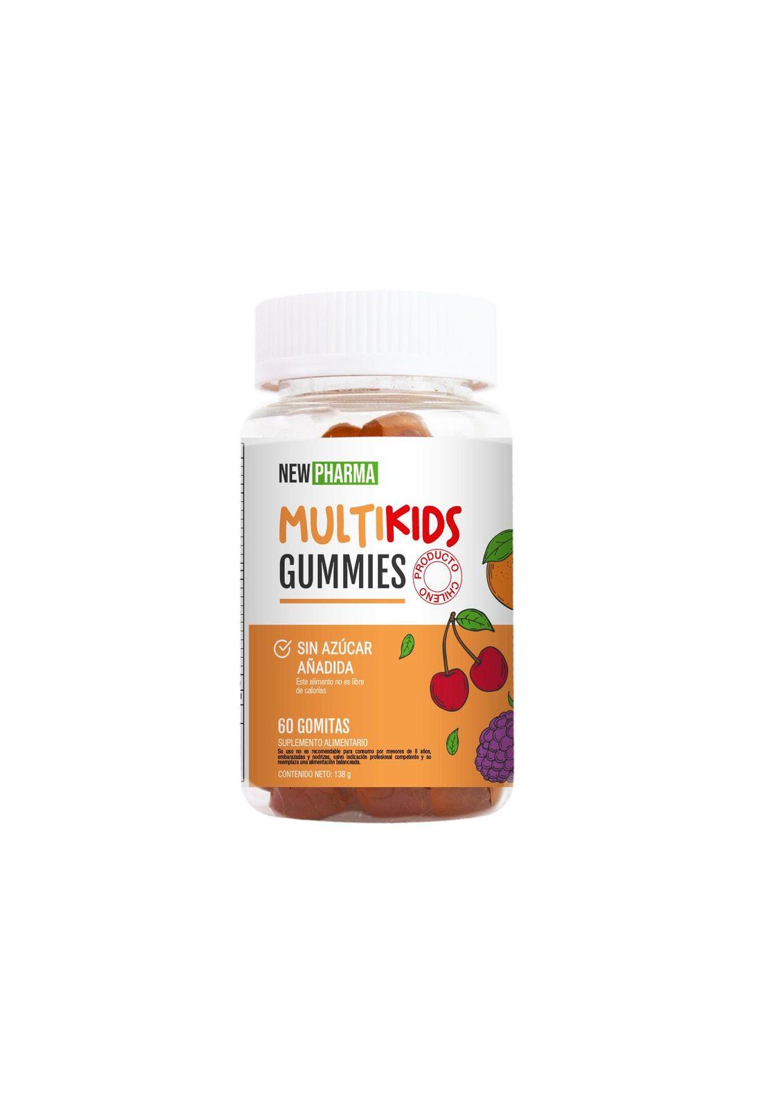 Suplemento Multikids NewPharma 60 Gomitas-0
