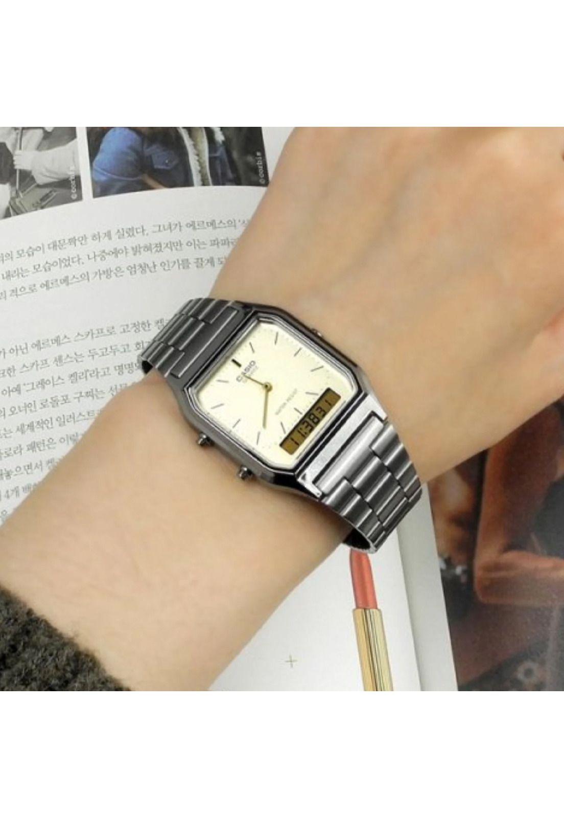 Reloj Casio Analogo Varon AQ-230GG-9A-2