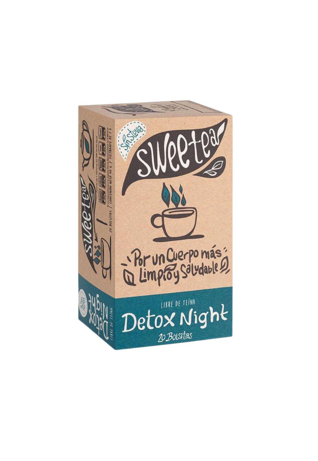 Te Herbal Mix Detox sin Teina sin stevia SweeTea 20 bolsas-0