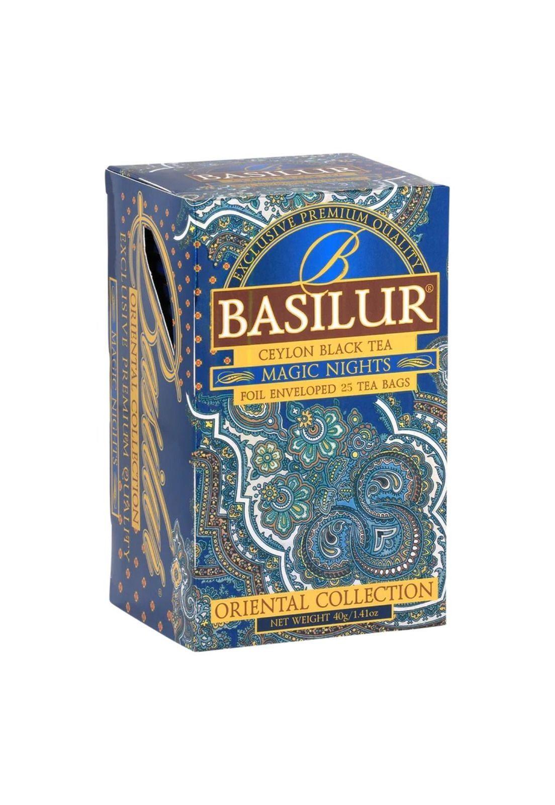 Te Negro Basilur Magic Nights Caja 25 bolsas-0