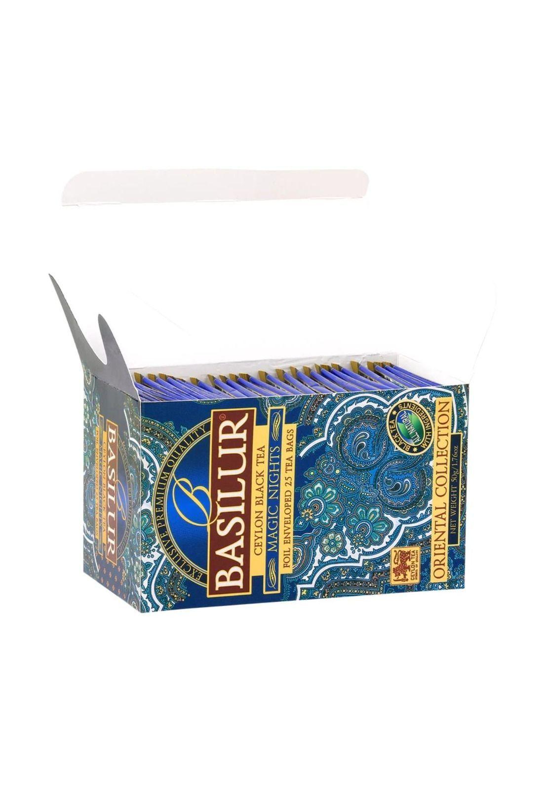 Te Negro Basilur Magic Nights Caja 25 bolsas-1