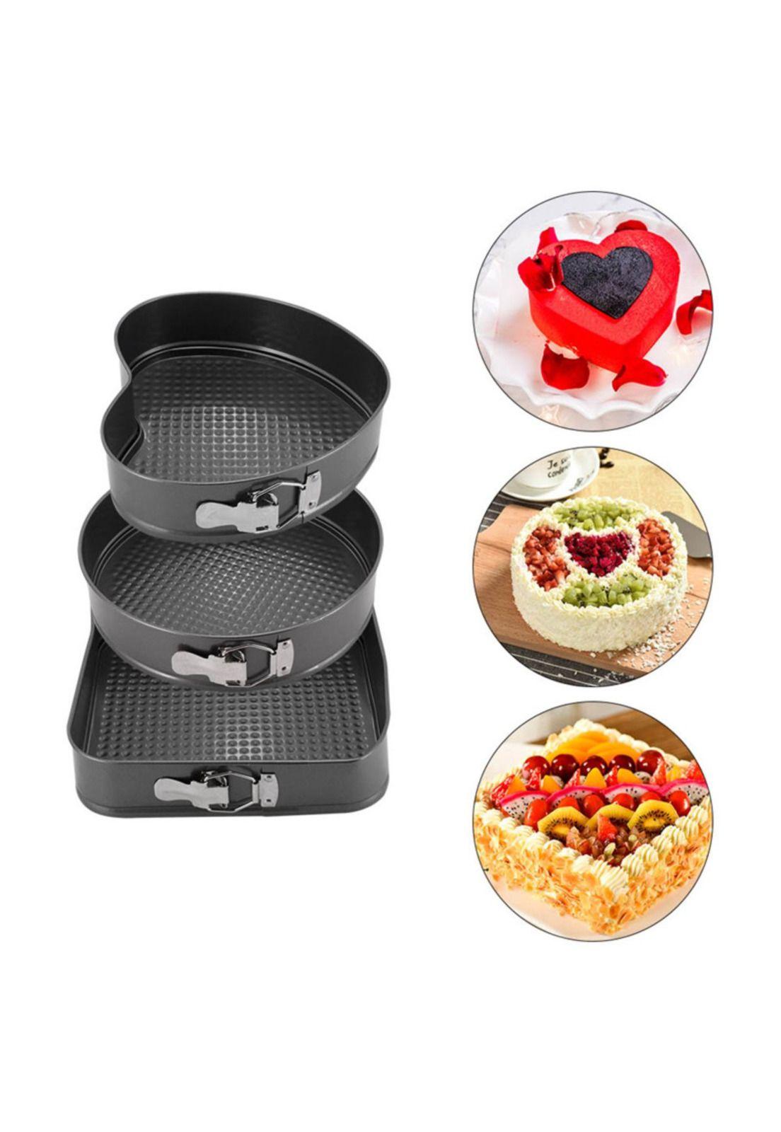 Set Moldes Repostería Queques Tortas Antiadherente Figuras-8