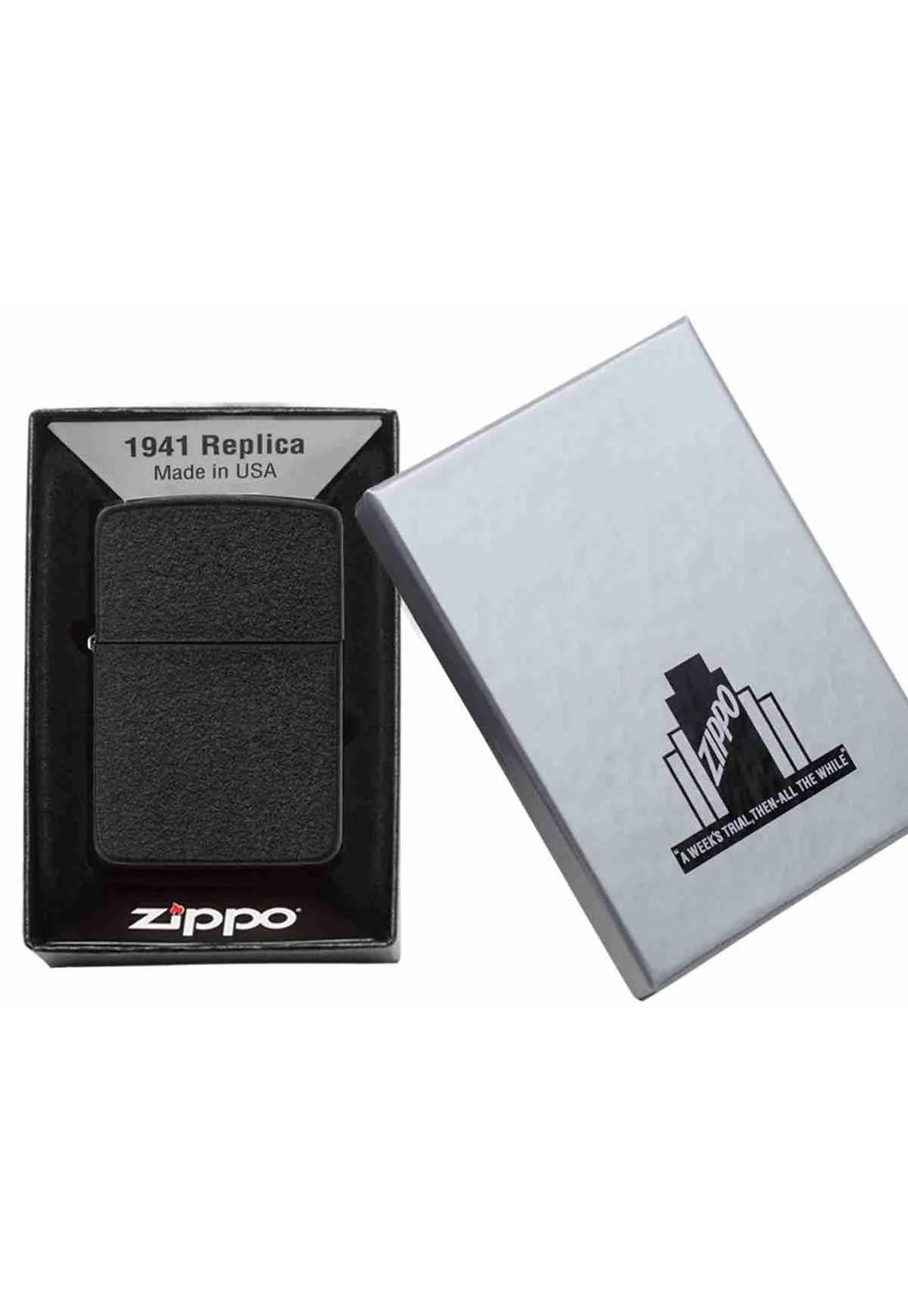 Encendedor Zippo Black Crackle 1941 Negro ZP28582-6