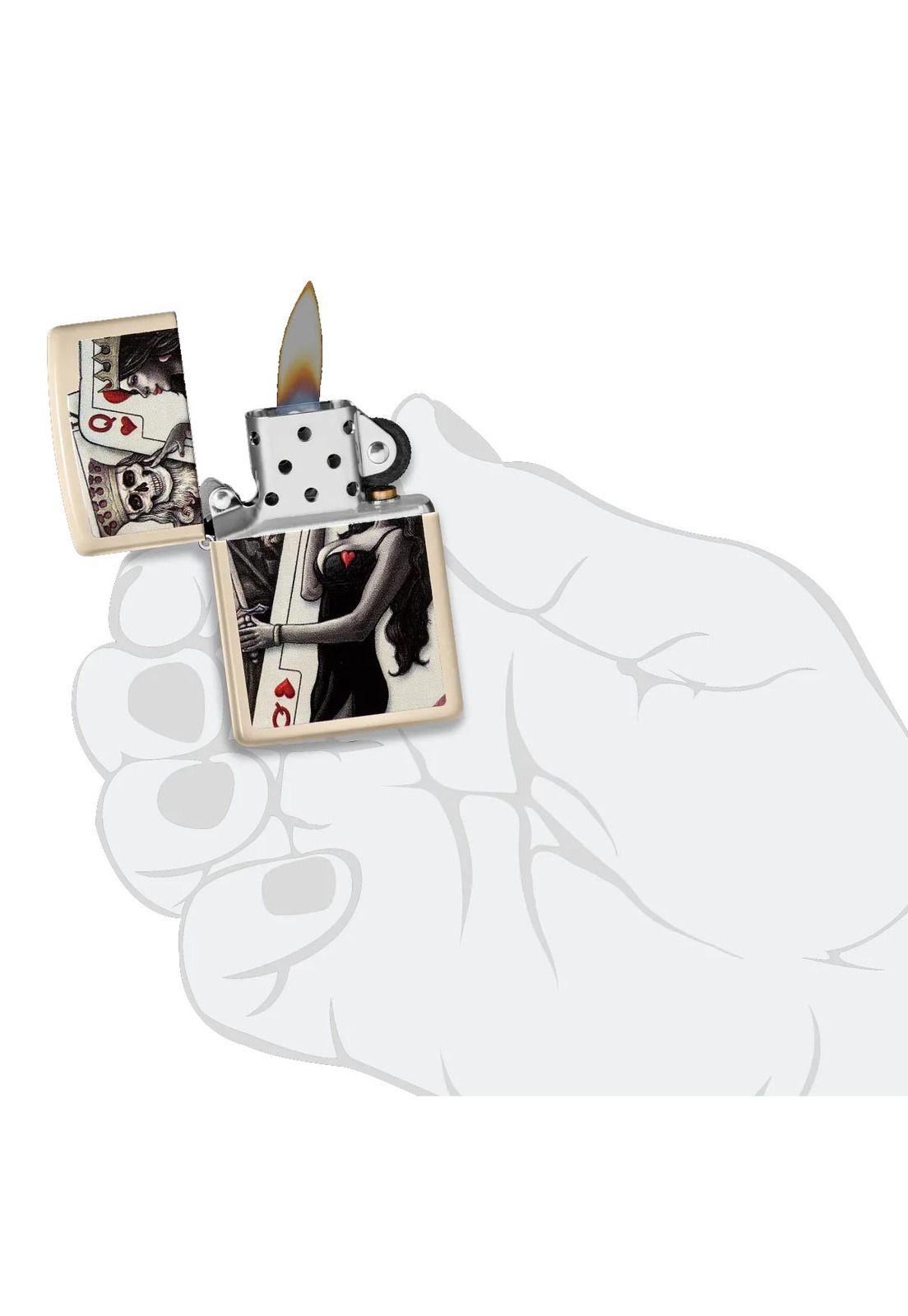 Encendedor Zippo Skull King Queen Beauty ZP49942-4