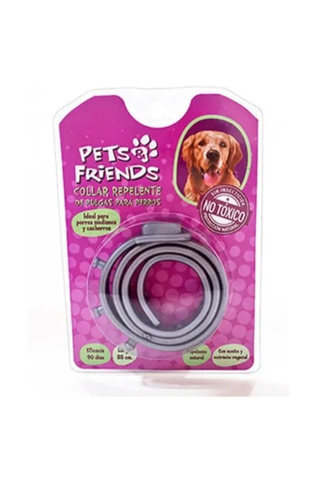 Collar Repelente Pulgas para Perros No Toxico Pets Friends-0