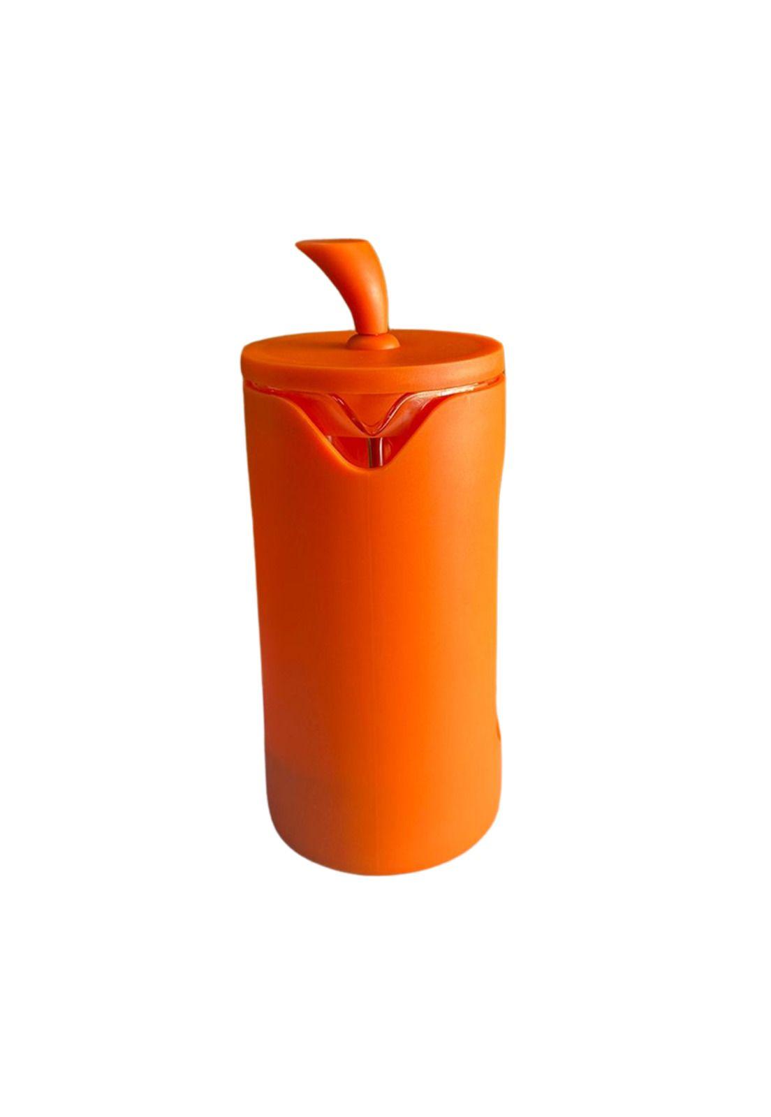 Cafetera Embolo 350 ml Roma Naranja Oroley  3 Tazas-2