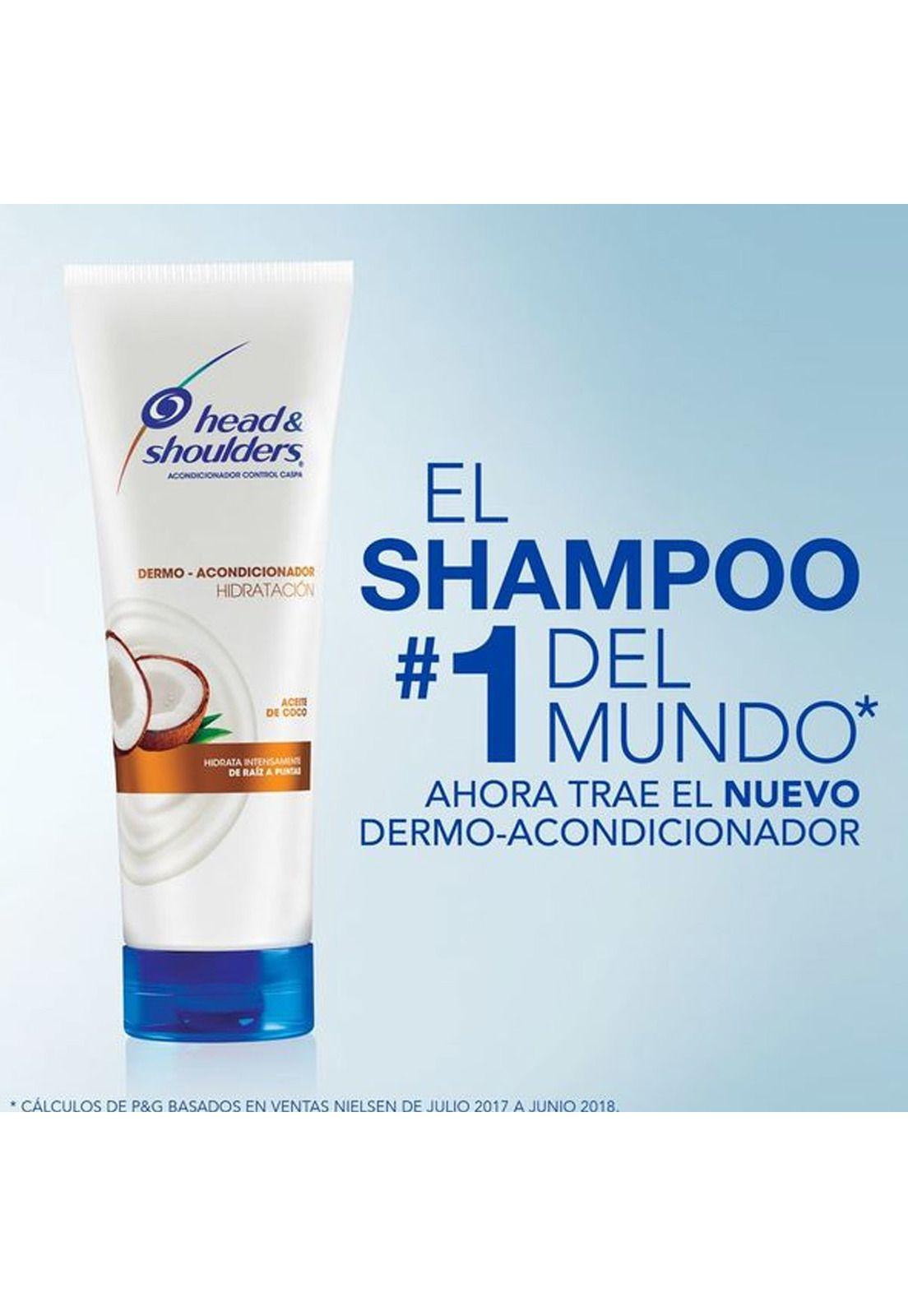 Dermo Acondicionador Head & Shoulders Aceite de Coco 300 ml-5