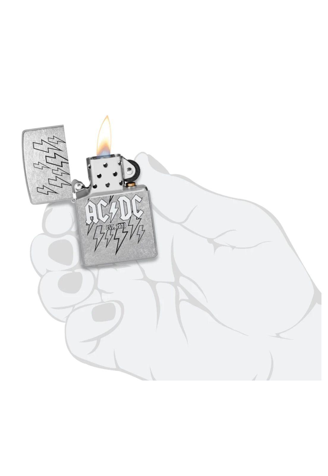 Encendedor Zippo Ac/Dc Design Plateado ZP48641-4