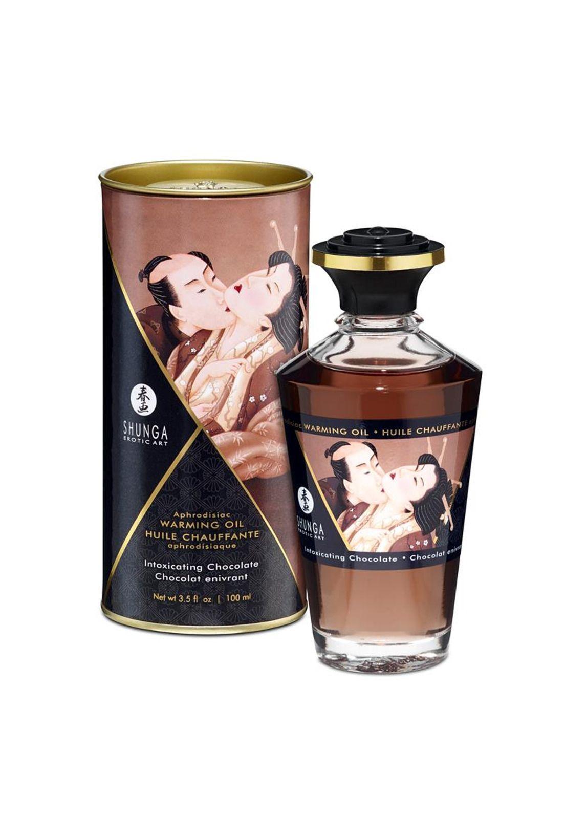 Aceite Lubricante Para Masajes Afrodisiaco Chocolate Shunga-0