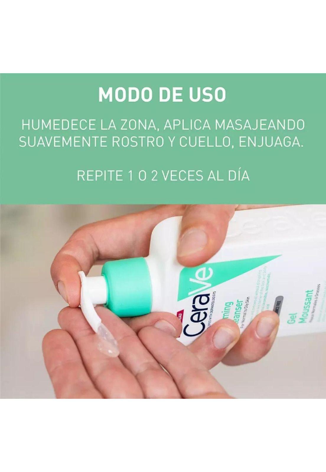 Gel Limpiador Espumoso 473ml Cerave-4