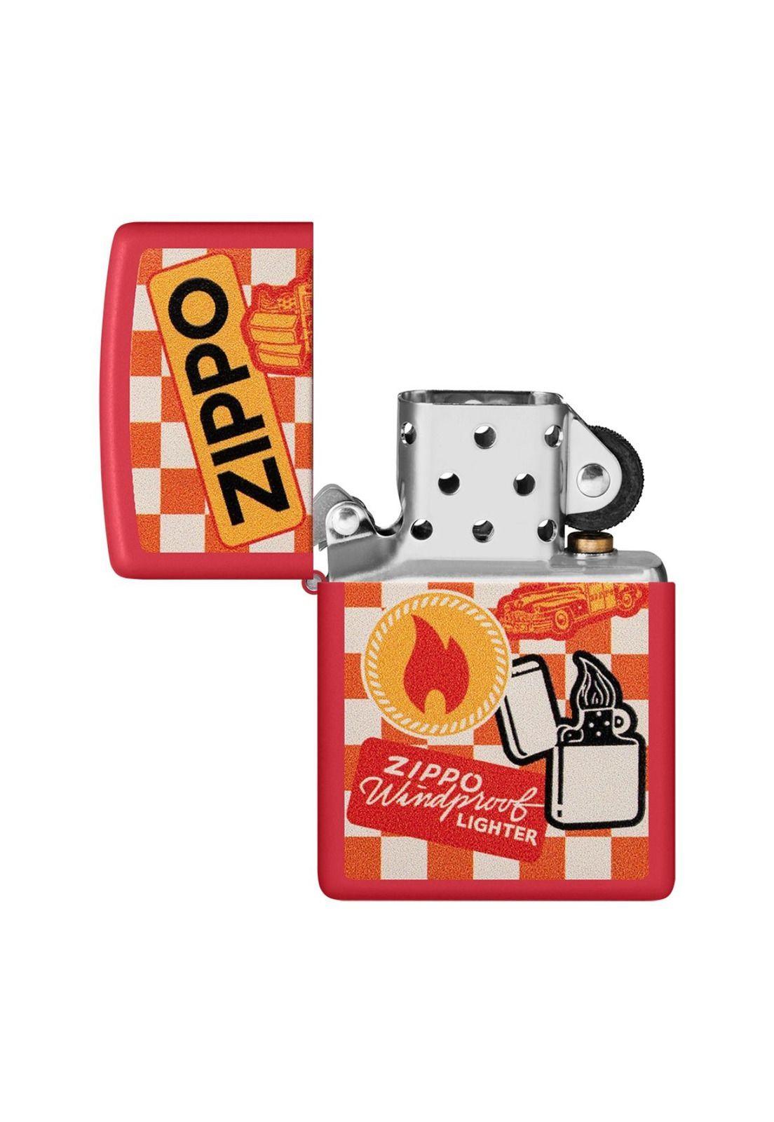 Encendedor Zippo Retro Zippo Design Rojo ZP48998-3