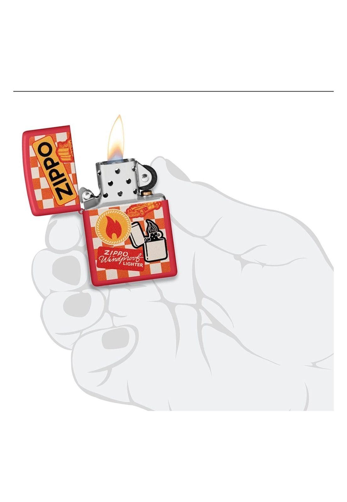 Encendedor Zippo Retro Zippo Design Rojo ZP48998-4
