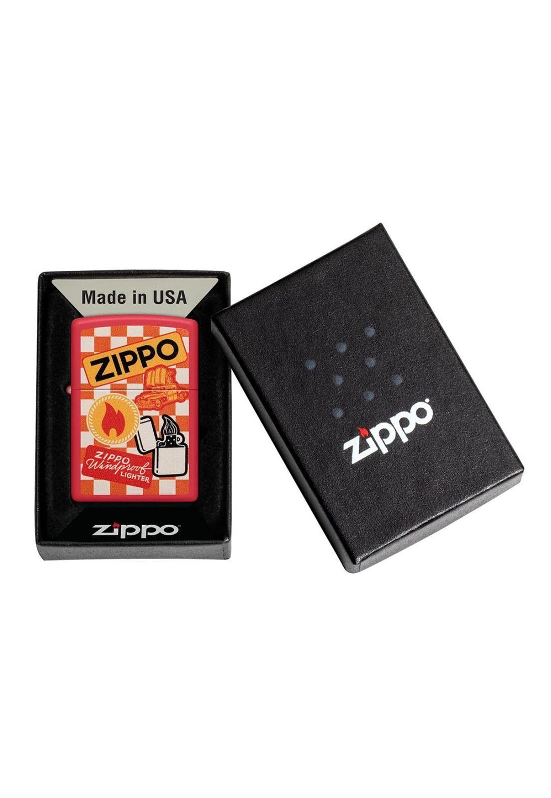 Encendedor Zippo Retro Zippo Design Rojo ZP48998-5