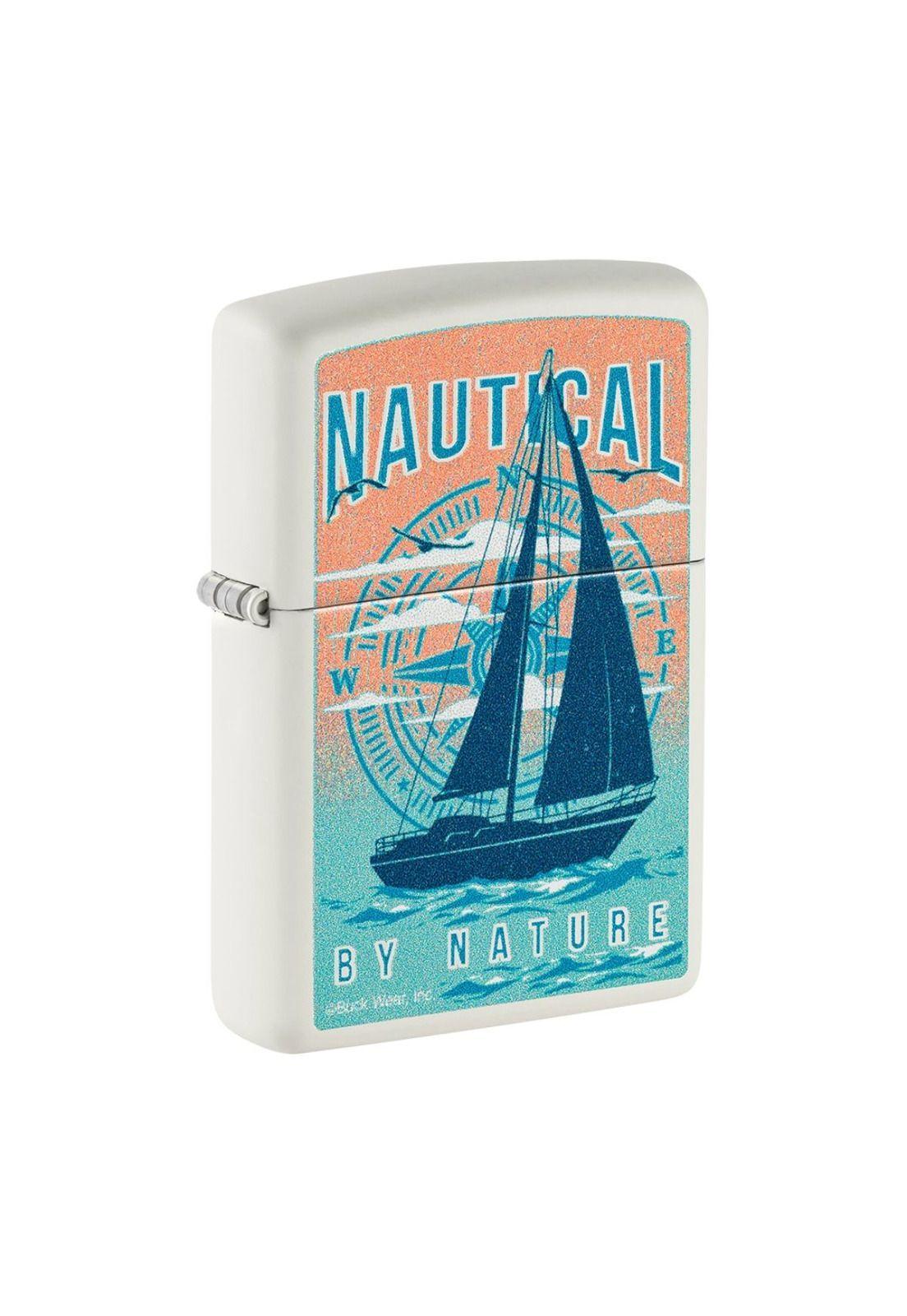 Encendedor Zippo Buck Wear Nautical Design Blanco ZP46150-2