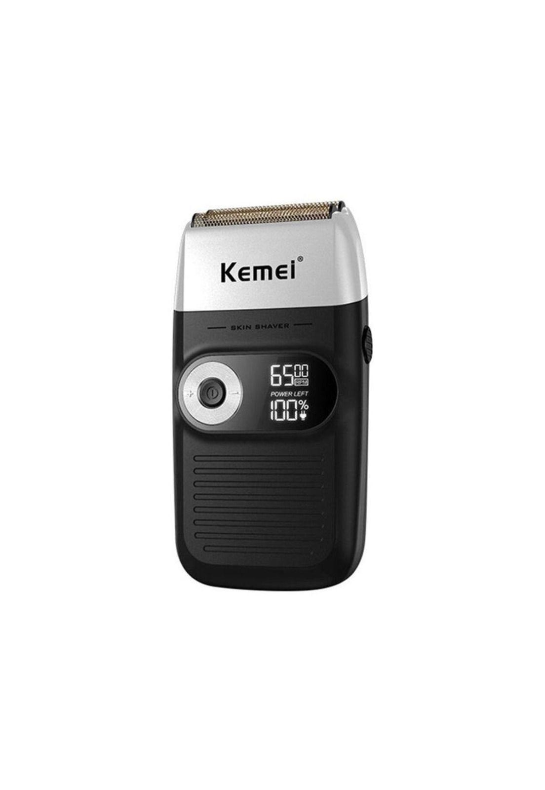 Maquina Rasuradora Shaver Recargable Kemei Km-2026 Negra-0