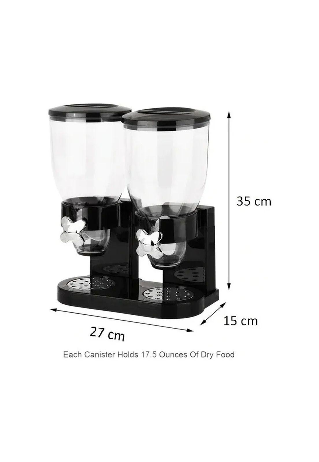 Dispensador De Cereales Doble Granos Frutos Secos 2 Litros-1