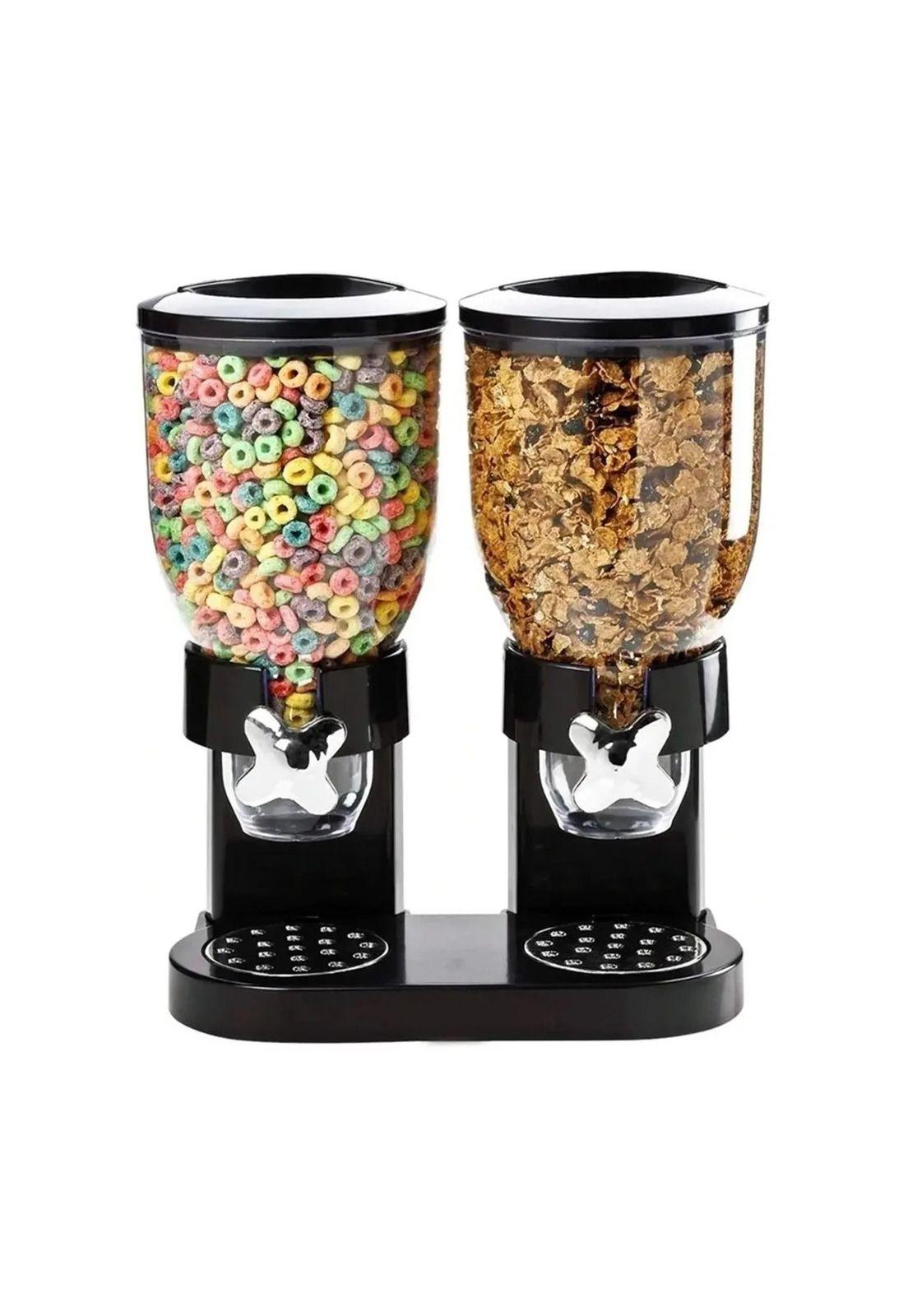 Dispensador De Cereales Doble Granos Frutos Secos 2 Litros-2