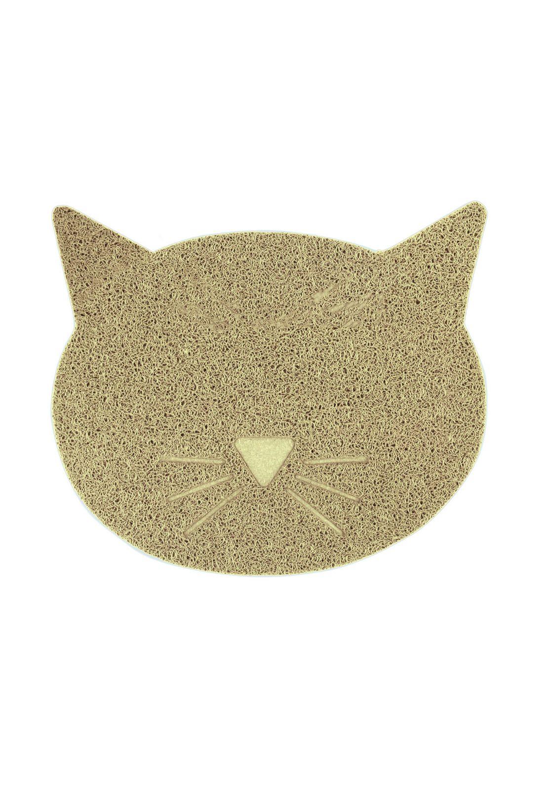 Alfombra Sanitaria Gris Claro Comida Arenero Gato 43x34 Cms-0