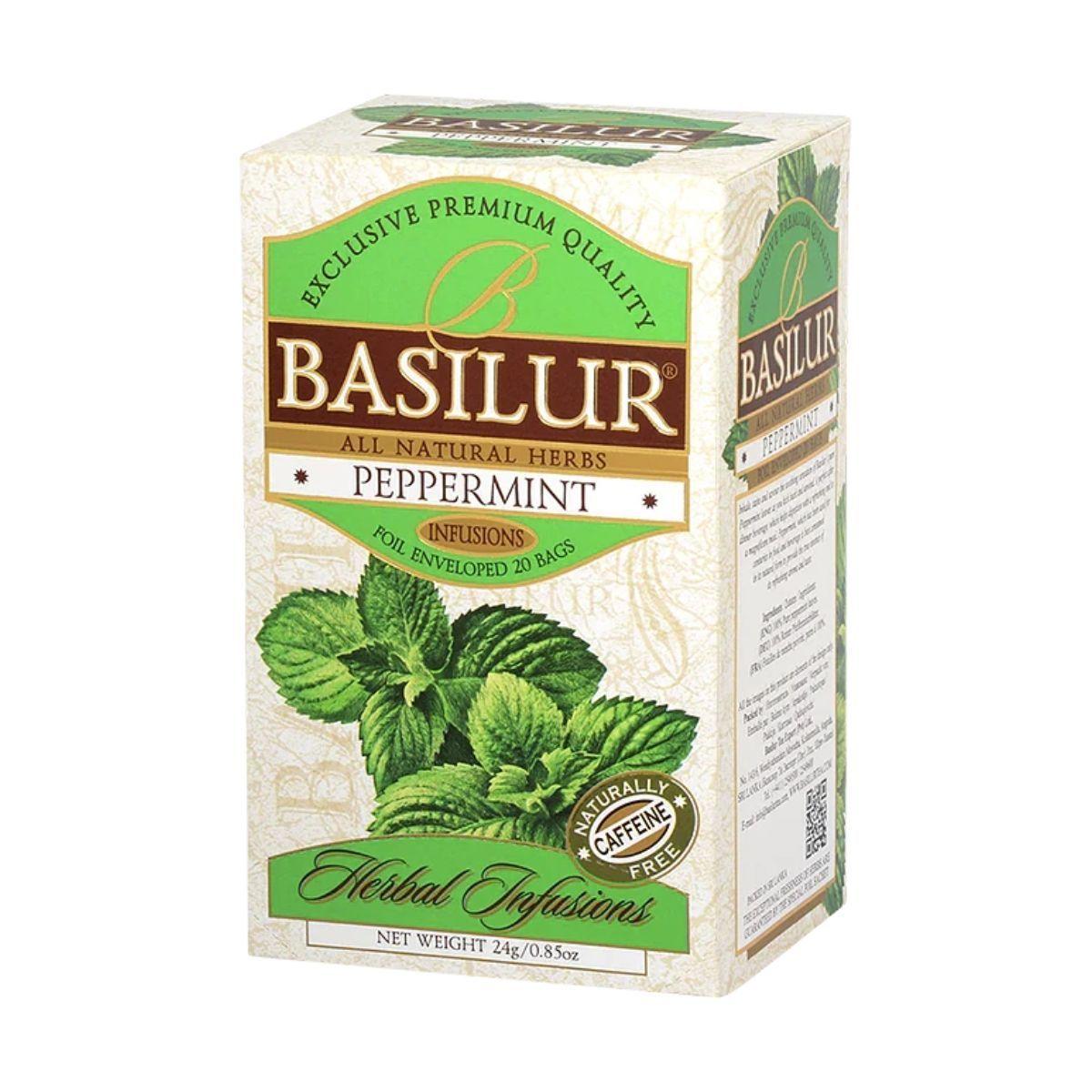 Te Basilur Infusion Menta Caja 25 bolsas-2