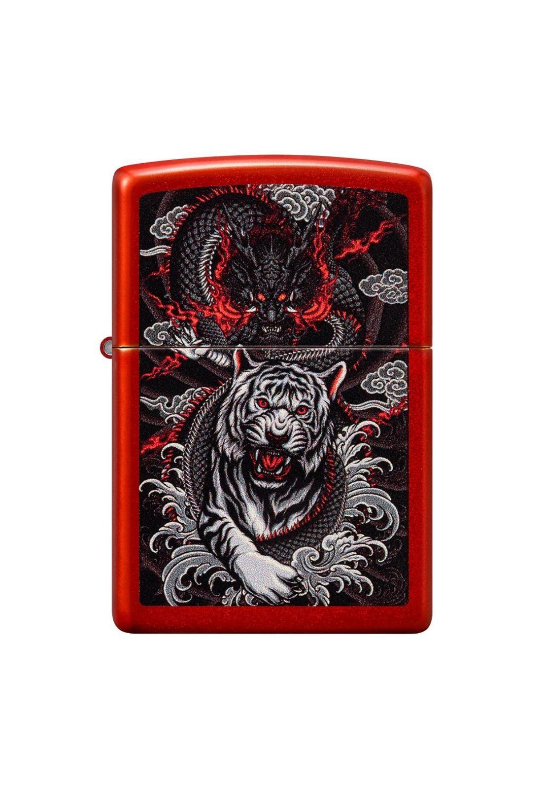 Encendedor Zippo Dragon Tiger Design Rojo ZP48933-0