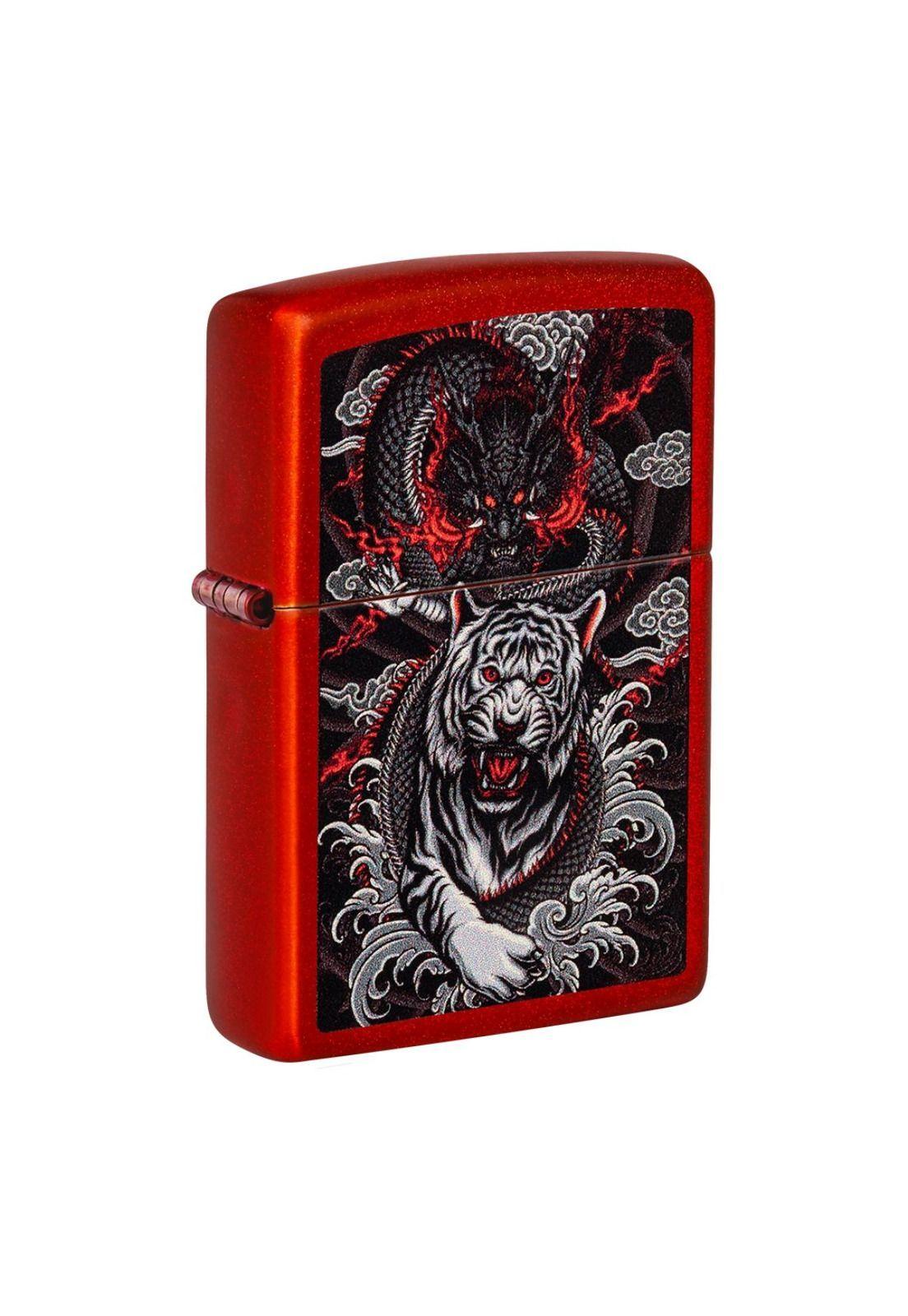 Encendedor Zippo Dragon Tiger Design Rojo ZP48933-2