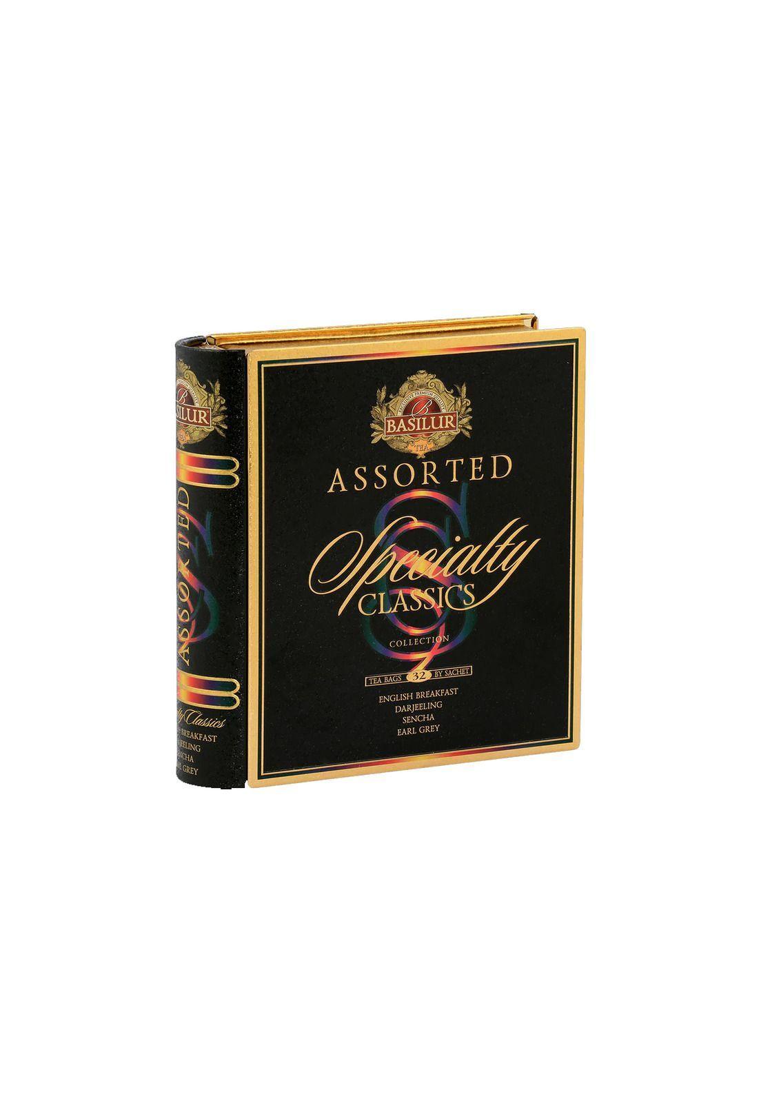 Te Negro Verde Surtido Basilur Libro Specialty 32 Bolsas-0