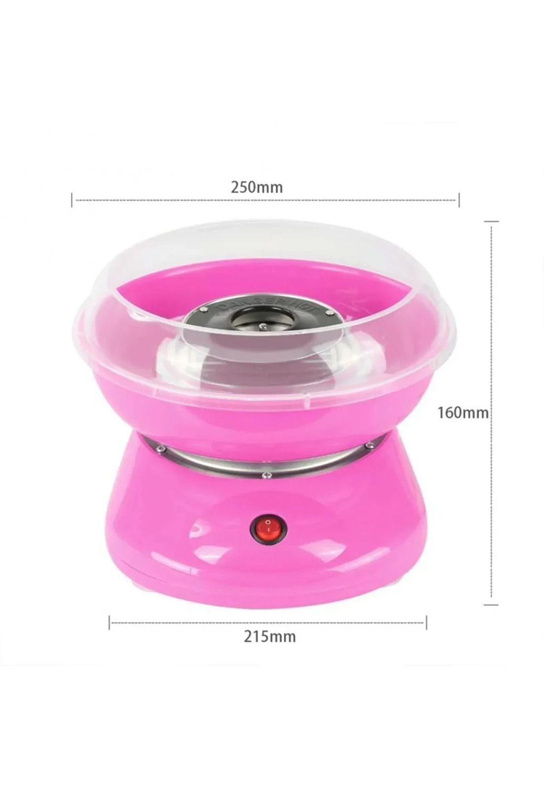 Maquina Para Algodon De Azucar Electrica Rosada-2