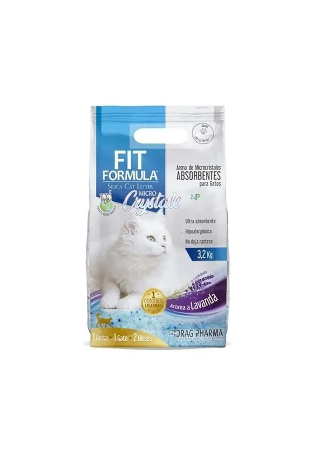 Arena Silica Para Gatos Fit Formula Micro Cristales 3,2kg-0