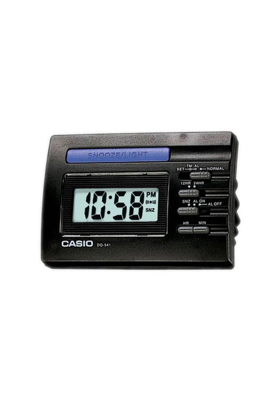 Reloj Despertador Digital Casio Negro DQ-541-1-0