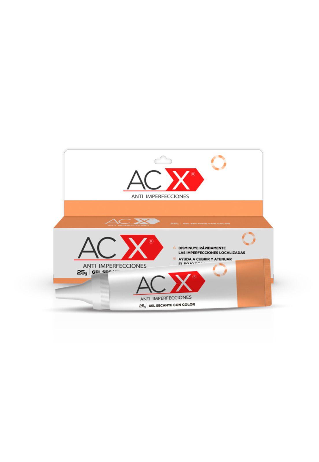 Acx Gel Secante Espinillas Con Color 25g-0