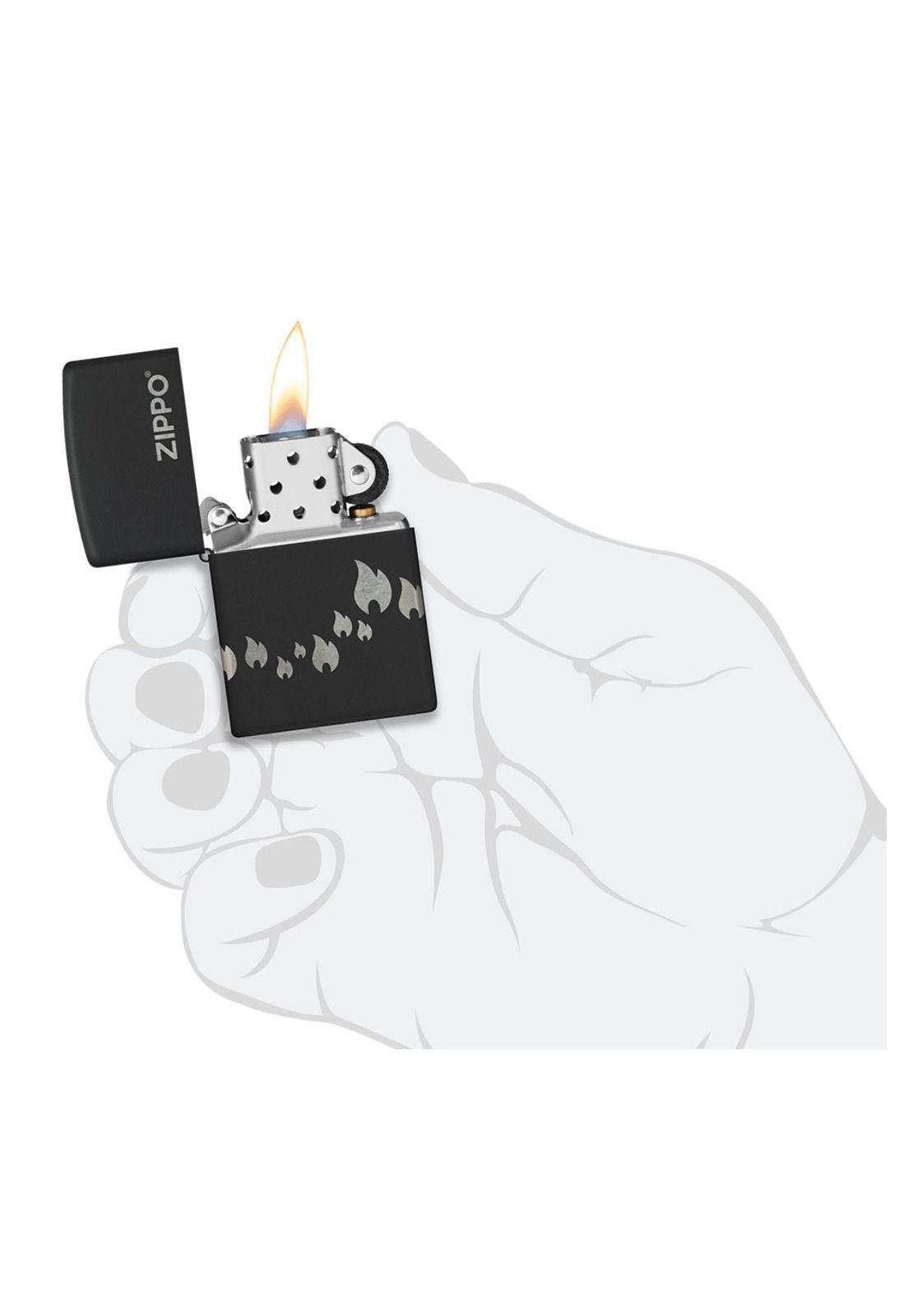 Encendedor Zippo Zippo Flame Design Negro ZP48980-4