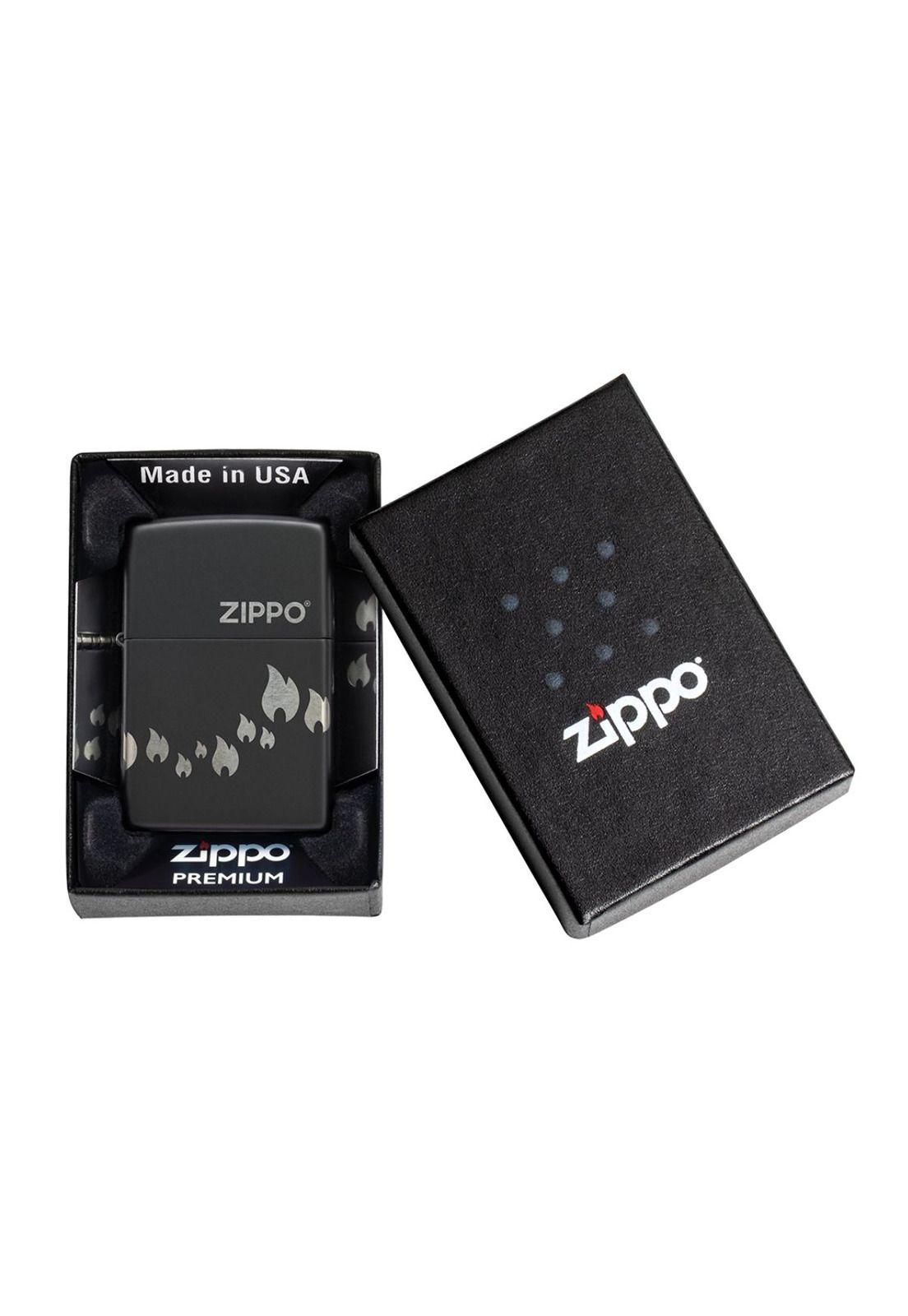 Encendedor Zippo Zippo Flame Design Negro ZP48980-5