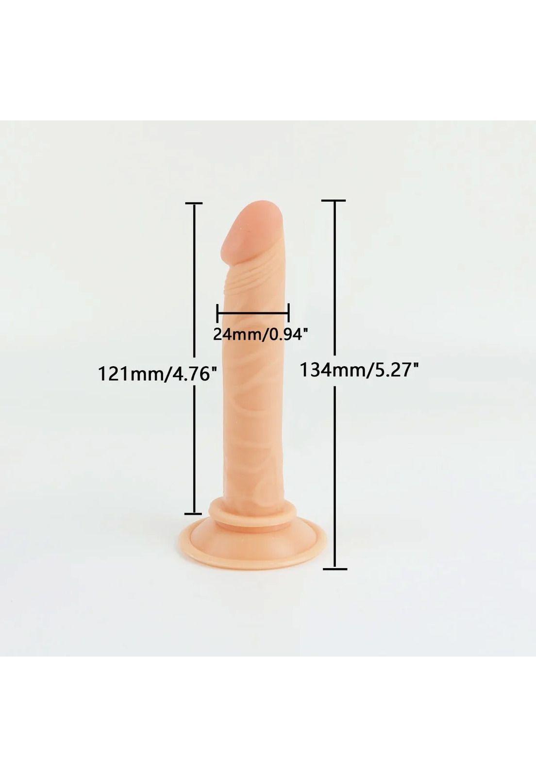 Mini Dildo Consolador Silicona Jelly Negro Con Ventosa-2