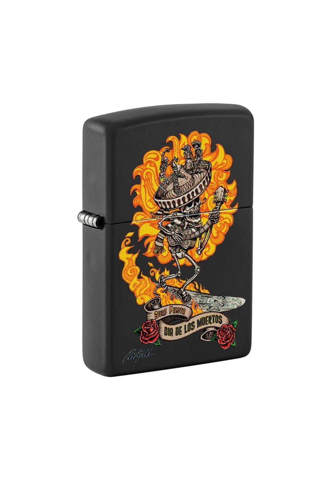 Encendedor Zippo Rietveld Dia de los Muertos Negro ZP48954-2
