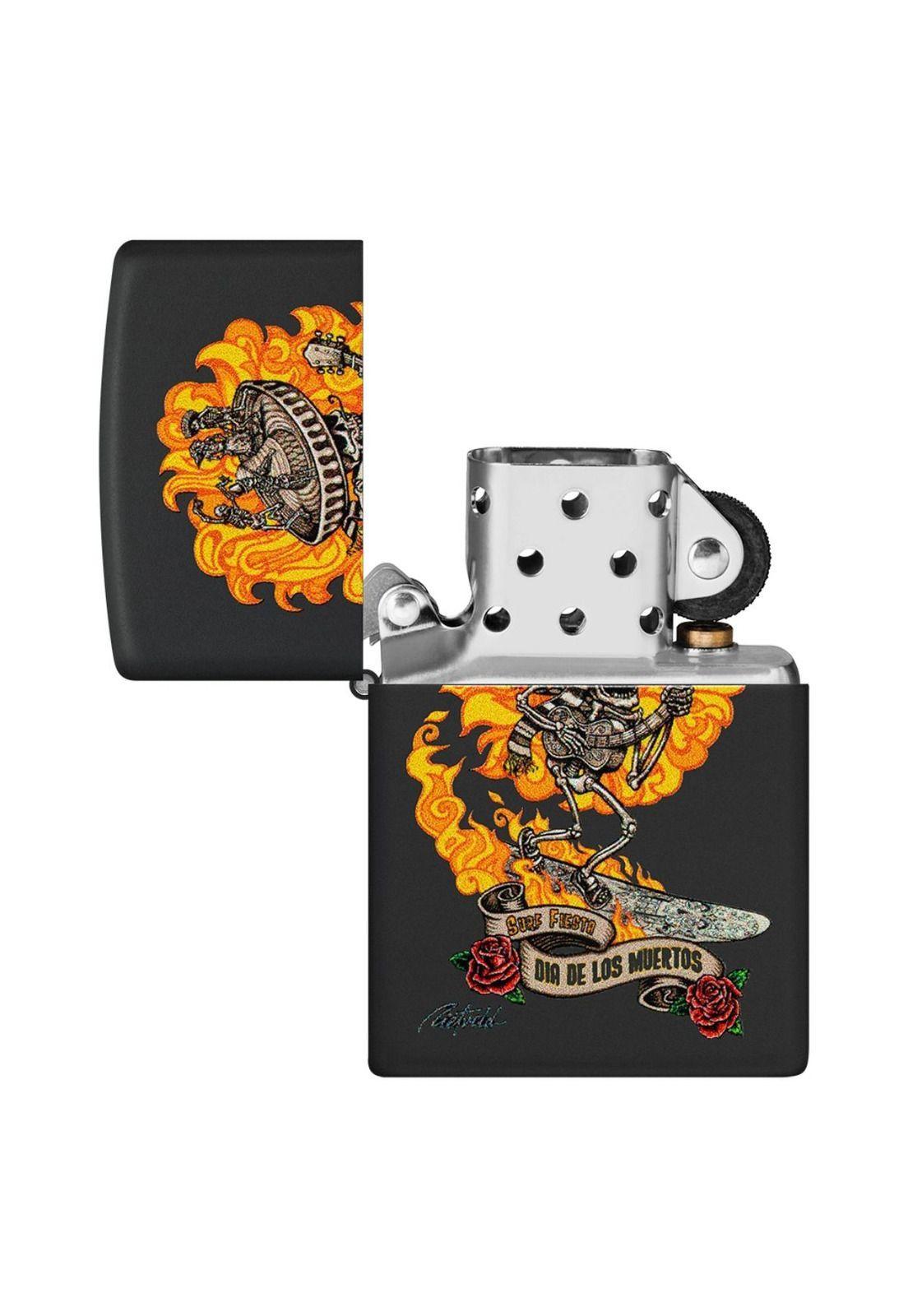 Encendedor Zippo Rietveld Dia de los Muertos Negro ZP48954-3