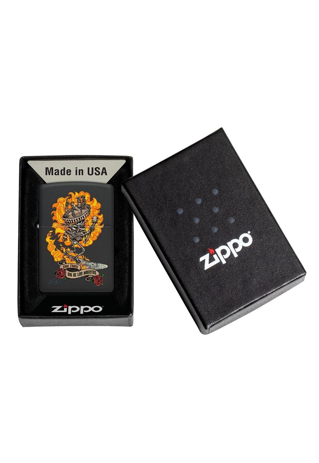 Encendedor Zippo Rietveld Dia de los Muertos Negro ZP48954-5