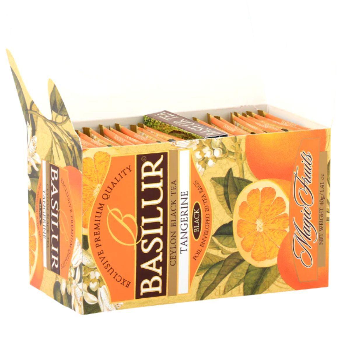 Te Negro Basilur Tangerine Caja 25 bolsas-1