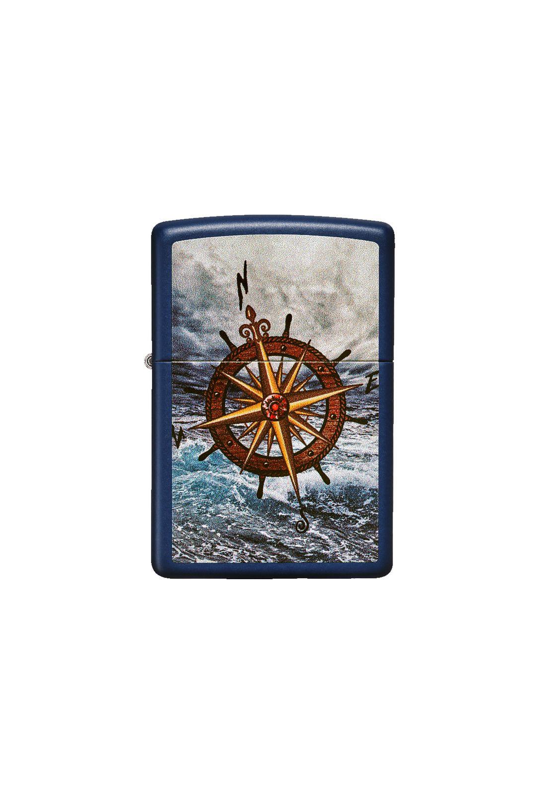 Encendedor Zippo Compass Ocean Design Azul ZP49408-0