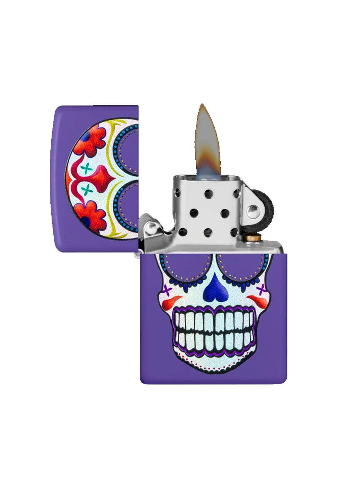 Encendedor Zippo Day of The Dead Design Morado ZP49859-1