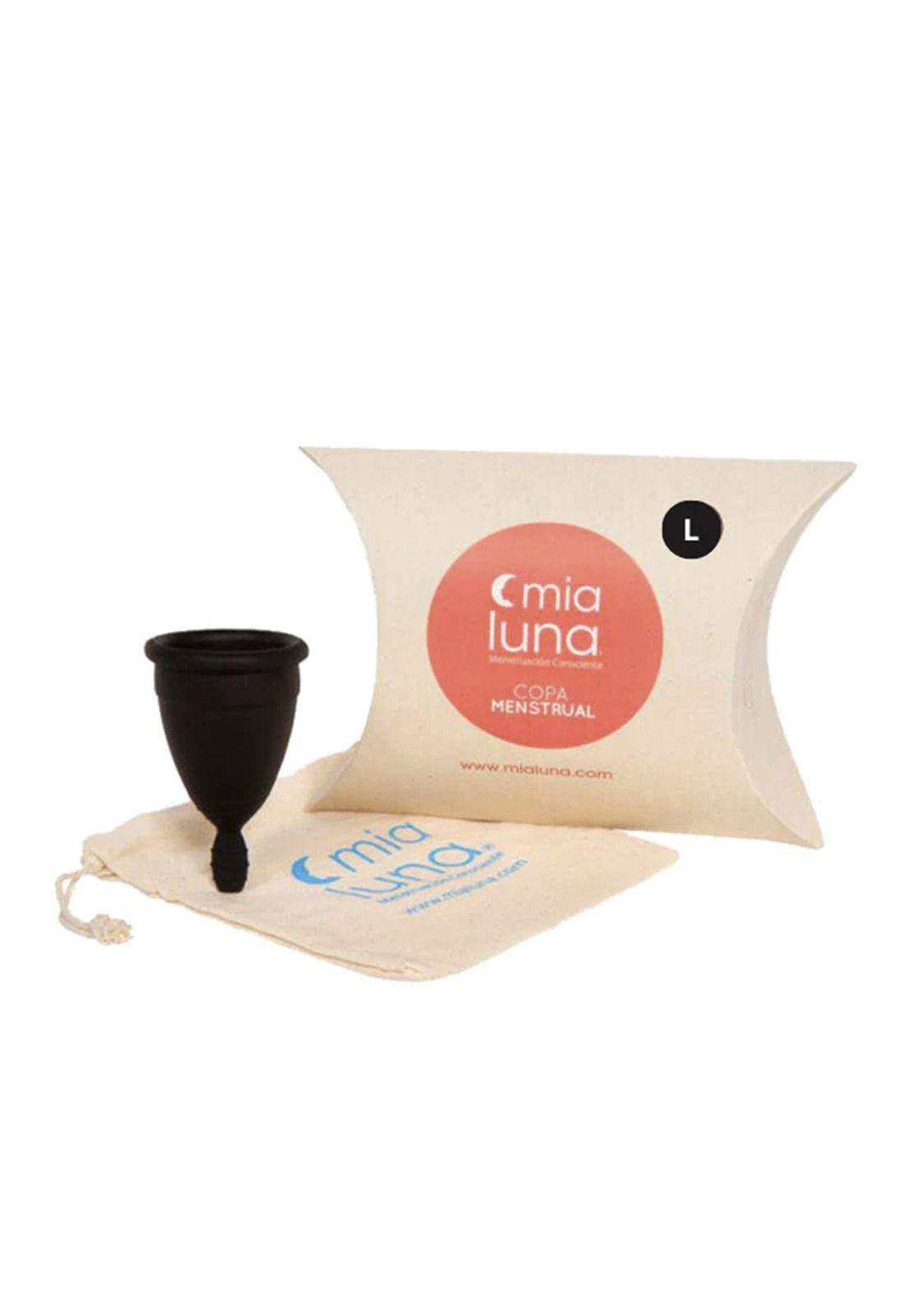 Copa Menstrual Mia Luna Mia Black Negro Talla L-0