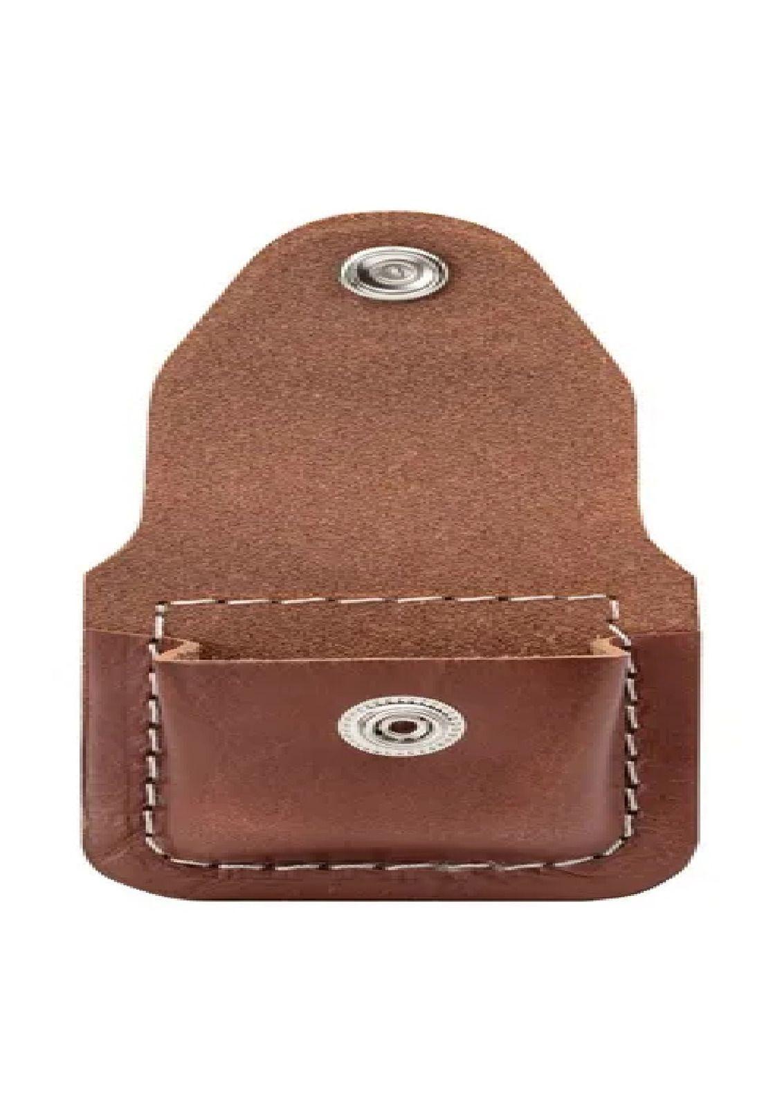 Estuche Zippo Funda Cuero Brown Marrón-1