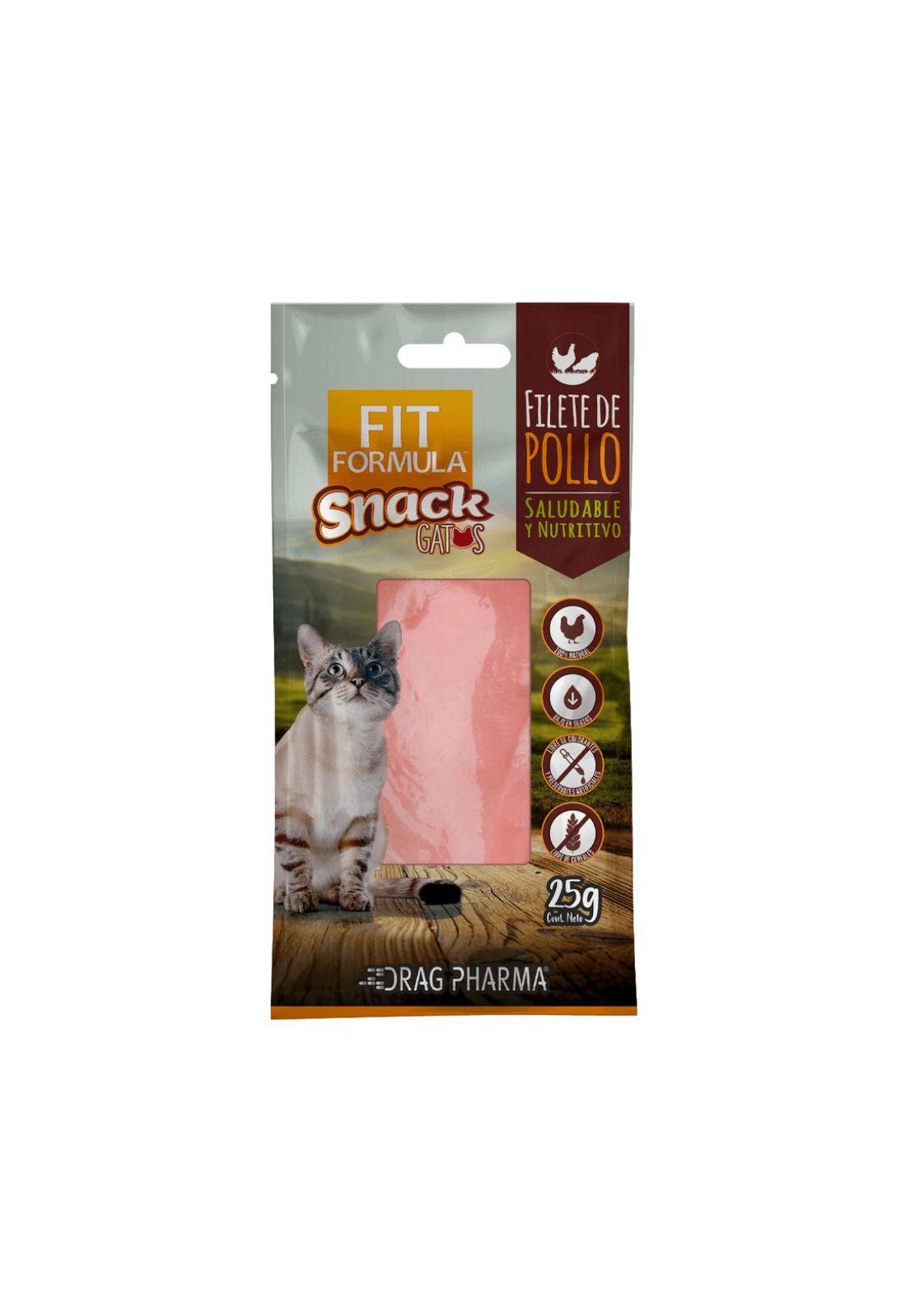 Fit Formula Snack Filete Pollo Para Gatos 25g-0