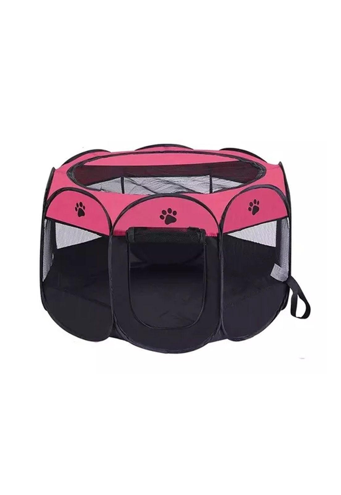 Corral para Mascota Perro Gato Roedores Talla M Fucsia-0