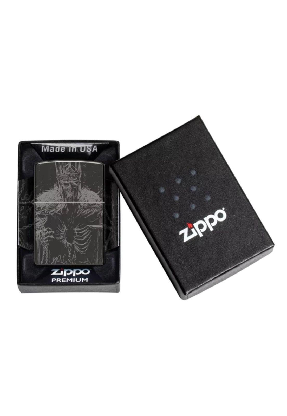 Encendedor Zippo Skull King Plateado ZP46139-6