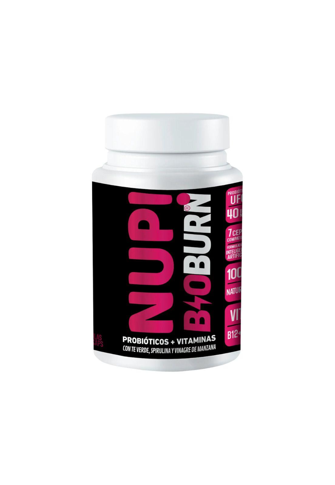 Probiótico Bioburn + Spirulina + Vinagre Manzana 60 Cap Nup-0