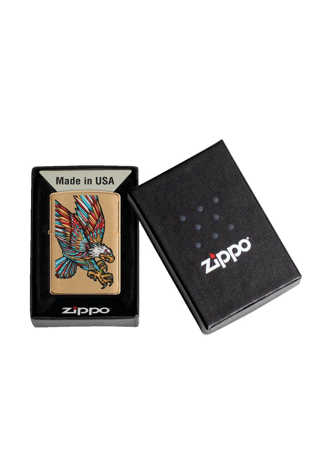 Encendedor Zippo Tatto Eagle Design Dorado ZP49667-3
