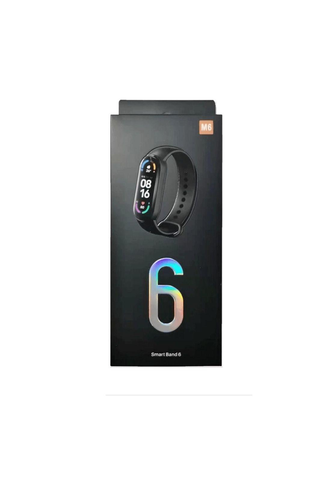 Reloj Smart Band M6 Monitor Cardiaco Deportes Calorias Rosa-2